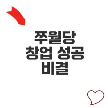 창업문의로 알아보는 쭈월당 매운맛 창업 성공 전략
